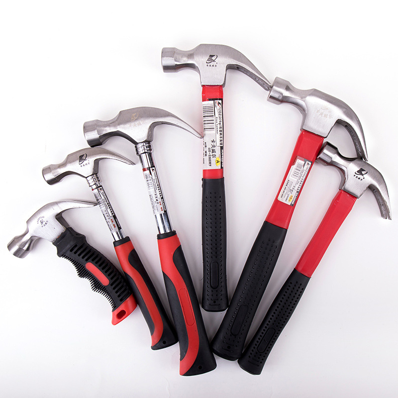 卡夫威尔羊角锤坚固手柄锤子铁锤榔头木工工具拔钉拷锈锤皮批发