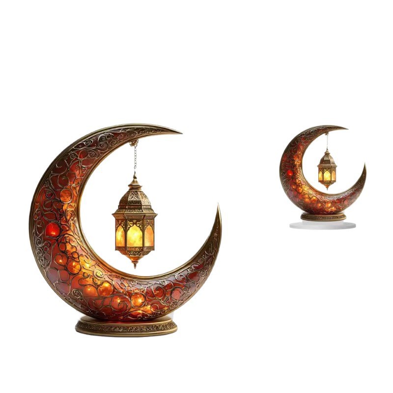 Colgante transfronterizo bohemia 15 / 20cm acrílico marca de la luna castillo artesanía decoración festiva mesa