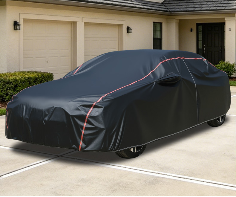 Car Sun Protection Cover, Cross-Border Supply, Oxford Cloth, Dustproof, Waterproof, All-Season Universal Car Cover, Full Cover