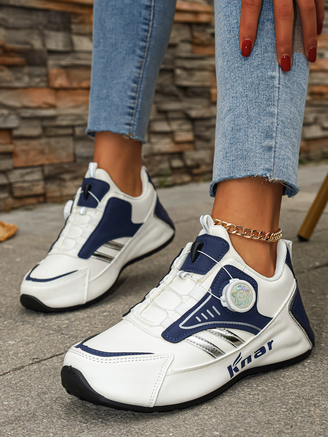 Plu-ize Women' Neaker, Fahionable Caual Low-top Outdoor Kateboard Hoe_vogvips.com