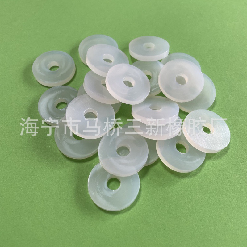 圆形平垫圈 食品级防水密封圈 瓶盖硅胶垫 透明硅胶垫片 硅胶圈