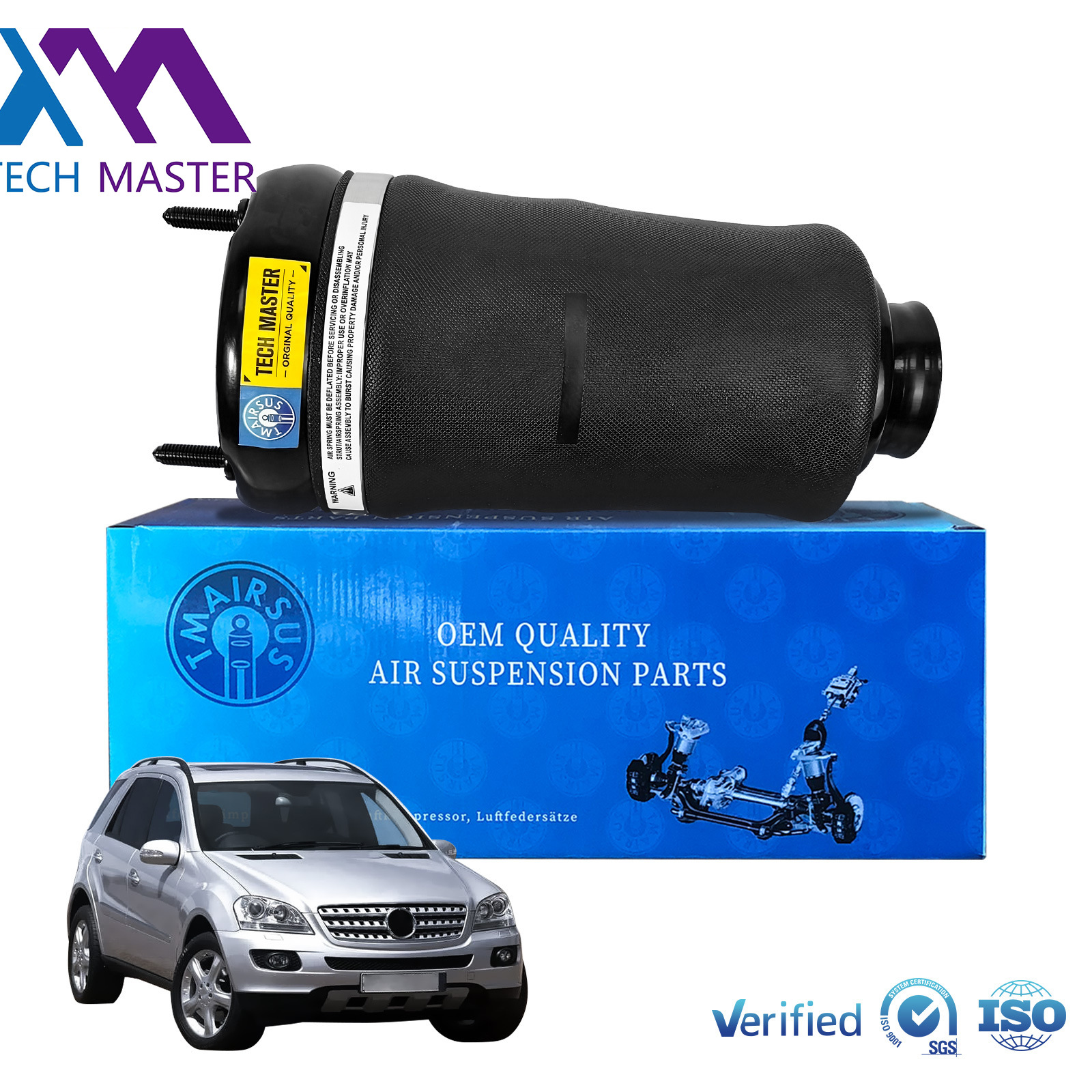 Car Shock Absorption Buffer Airbag 1643206013 1643205813 Is Suitable for Mercedes-Benz W164 Ml350