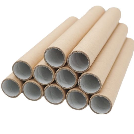 Round Kraft Paper Tube Paper Tube Custom Creative Hollow Hard Calligraphy and Painting Express Packaging Printing Poster Roll