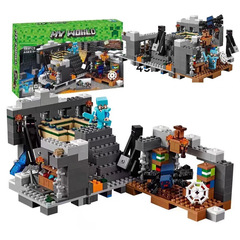 レゴ マイクロフト シリーズ ビルディング ブロック エンド ポータル 21124 組み立て済み教育玩具 男の子向け 輸出入対応