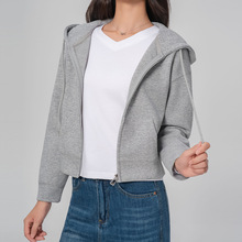 连帽开衫卫衣广州十三行女装2025新款慵懒风秋季宽松上衣外套女