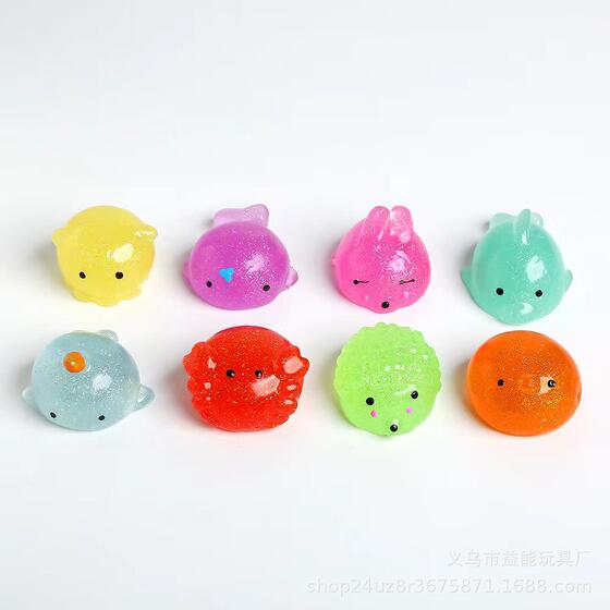 Korean version of Tuanzi pinch music vent ball decompression tpr soft rubber cartoon animal New strange animal pinch funny play