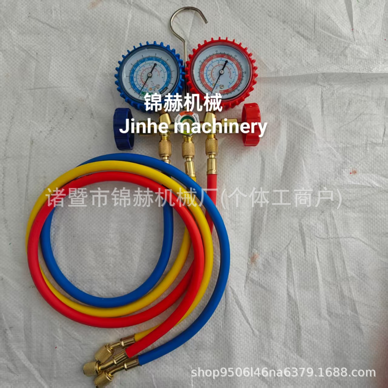 汽车空调冷媒加氟工具套装R134/22/410加氟压力表536G加氟冷媒表