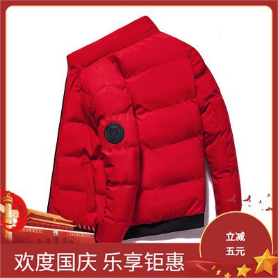 Abrigo de algodón acolchado de invierno transfronterizo 2022 nuevo abrigo de invierno para hombre con cuello alto abrigo de algodón acolchado engrosado Chaqueta de algodón acolchado al por mayor