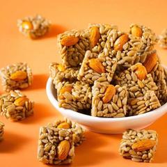 【獨立包裝】堅果瓜子仁酥餅巴旦木葵花籽瓜子仁零食手打堅果酥