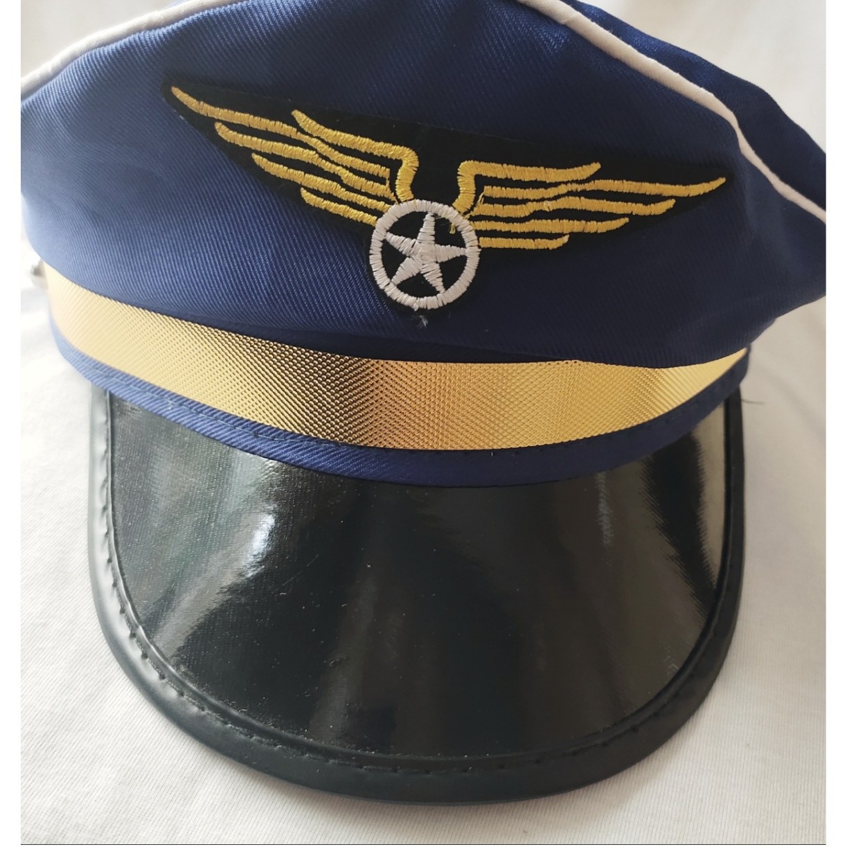 Gorro de Capitán de Piloto de Poliéster para Halloween y Disfraces image 4