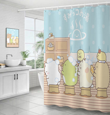 Japanese cartoon cute curtain