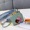 Small clutch bag from pearl, chain on chain, shoulder bag, 2022 collection, Korean style, flowered, food bag