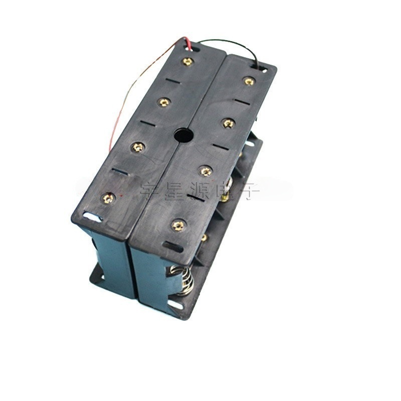 一系列电池盒 装8节1号背叠电池盒 八位一号 双层