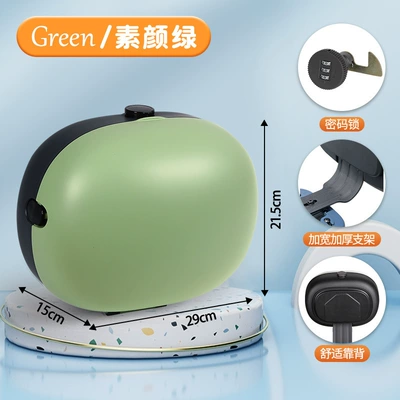 Electric Vehicle Trunk Storage: Electric car tail box - no-makeup-green-password-lock-tail-box-bracket-set