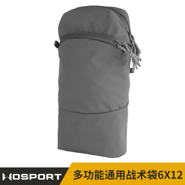 Wosport Multifunctional Universal Tactical Bag 6*12 Tactical Outdoor Combat Equipment Storage Molle Mounting
