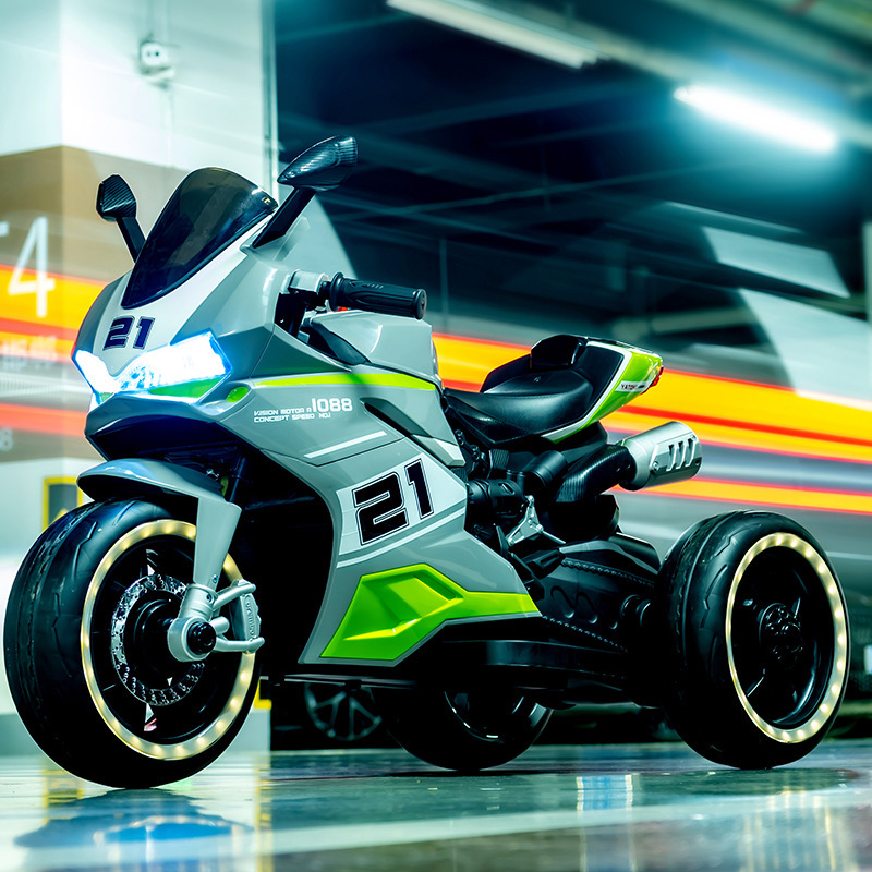 Motocicleta eléctrica para niños, coche de juguete para niños, coche de batería recargable para hombres y mujeres