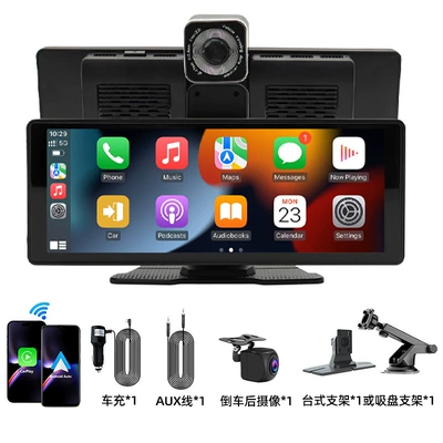 Driving recorder car reversing image before and - no-card-screen-projection-4k-front-1080p-rear-recorder