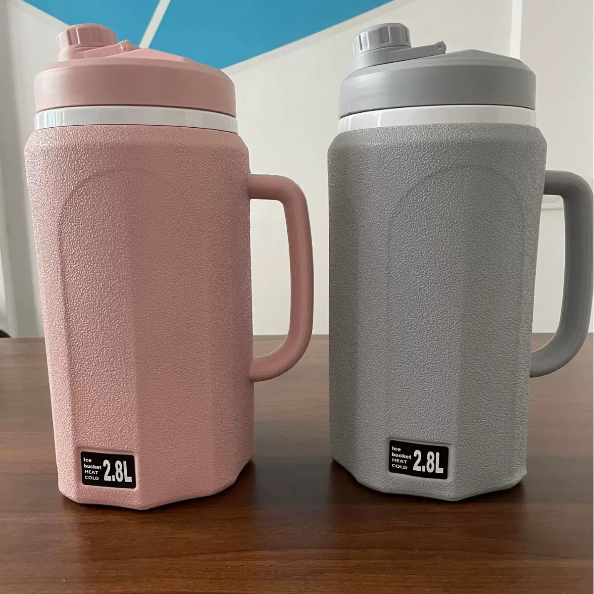 5件套保温水壶聚氨脂发塑料家用冷水壶带杯子源头厂家8207