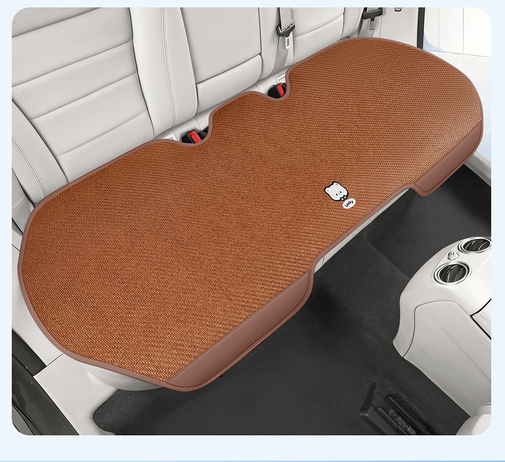 26 New Summer Ice Rattan Business Car Seat Cushions Cartoon Office Seat Pads Computer Chair Cooling Pads