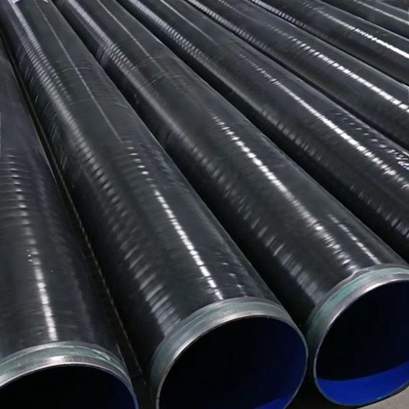 长沙涂塑钢管 市政工程涂塑管 3PE内外涂塑饮水工程螺旋钢管