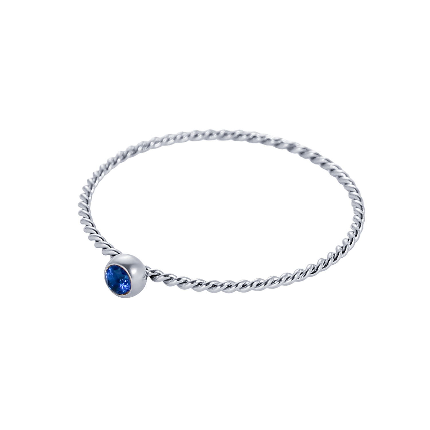 다크 블루 스틸 링