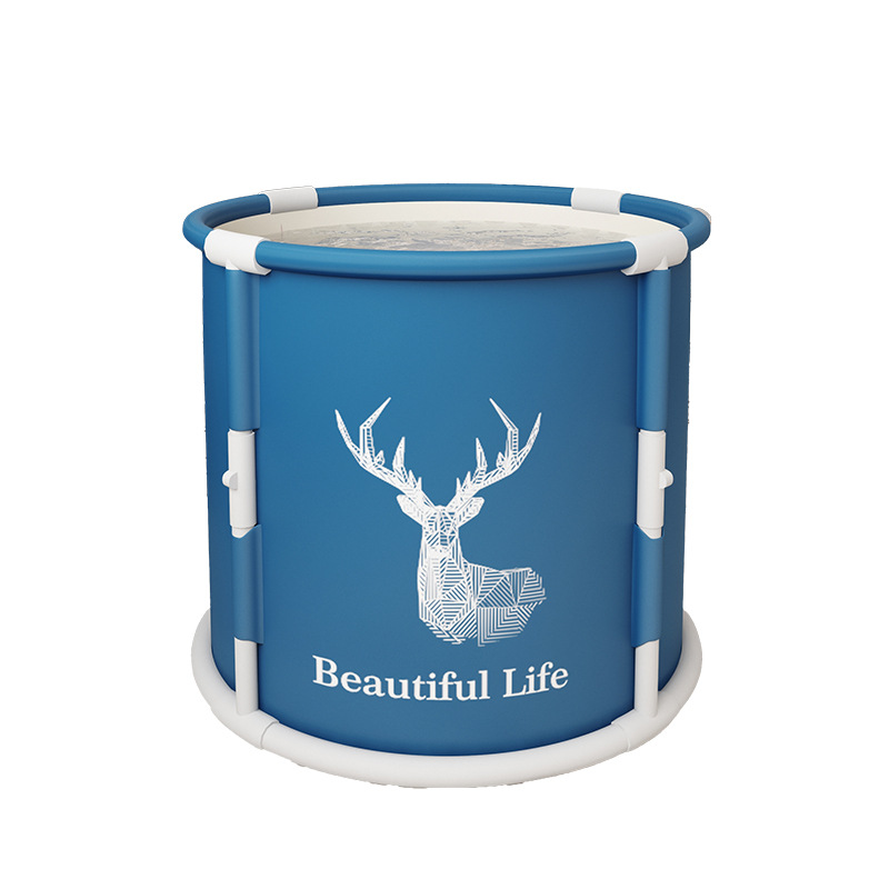 Cubo de baño plegable de un solo clic sin instalación niños adultos Cubo de baño Baño sudor sauna de vapor Cubo de baño de bañera de doble uso