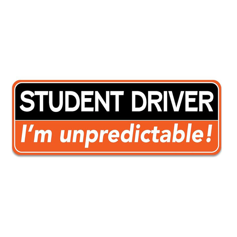 Amazon Student Driver Magnet Car Student Driver Señales de precaución de seguridad móviles image 9