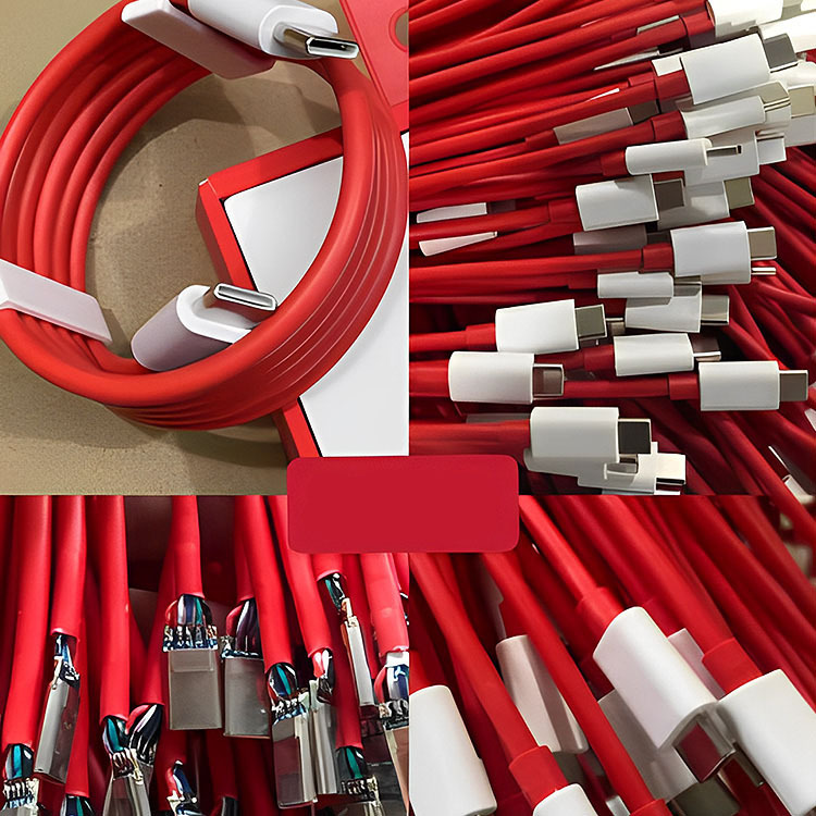65w cable 6.5A fast charging USB data cable for one plus mobile phone fast charging c to c type data cable