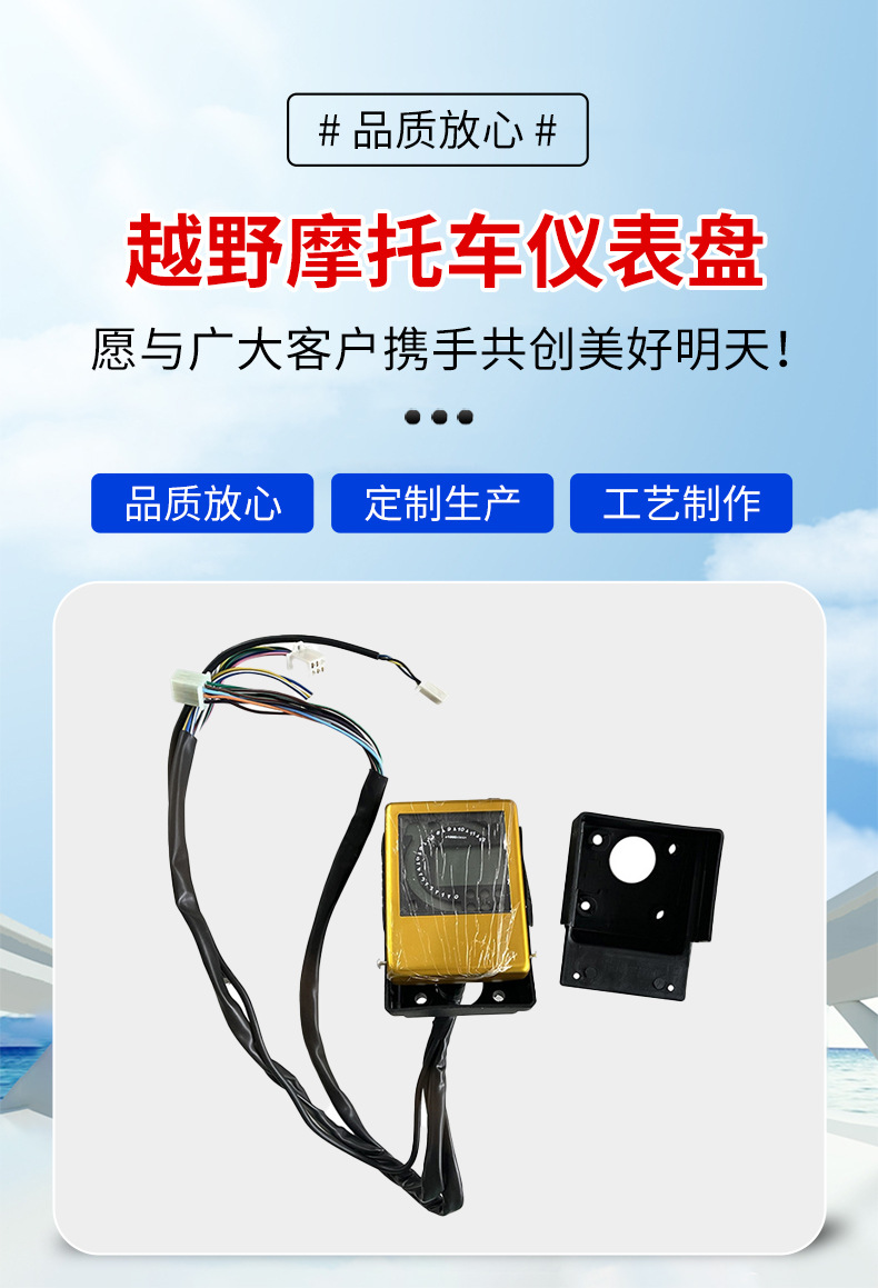 Manufacturer Supplies Atv Off-Road Motorcycle 250Cc Big Bull Big Mars Electric Display Digital Instrument Panel