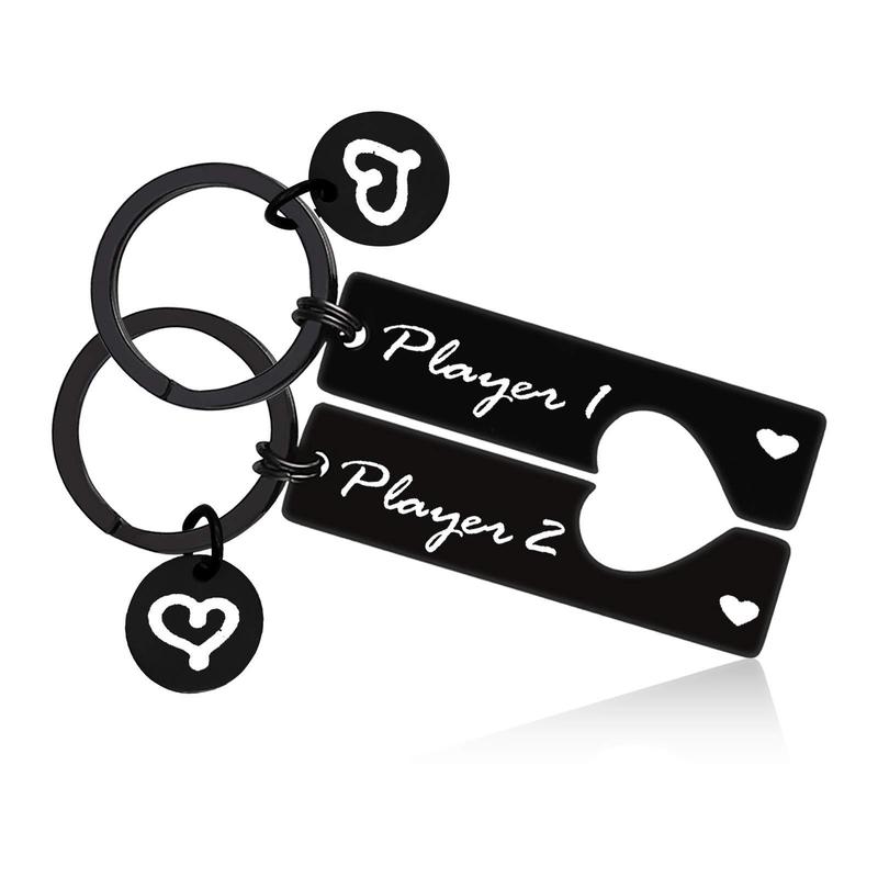 母の日キーホルダーレディローズゴールドレタリングフラワーペンダントキーホルダーラブパズルキーホルダーセット|undefined