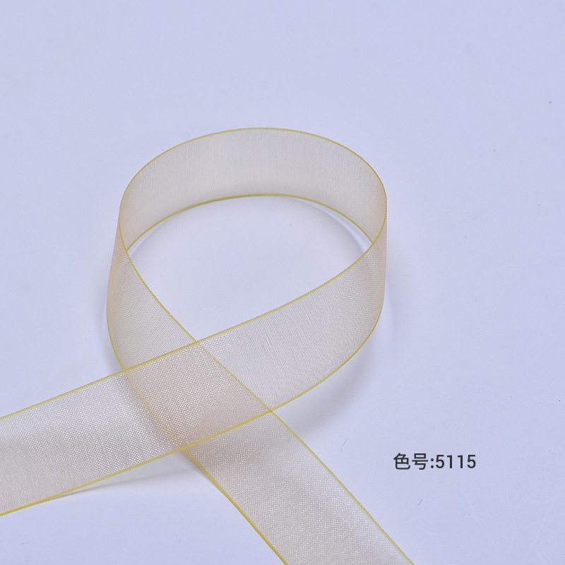 Yao Ming cinta al por mayor cinta de cumpleaños decoración de la boda caja de regalo embalaje cinta de nieve gradiente de color mágico 2cm