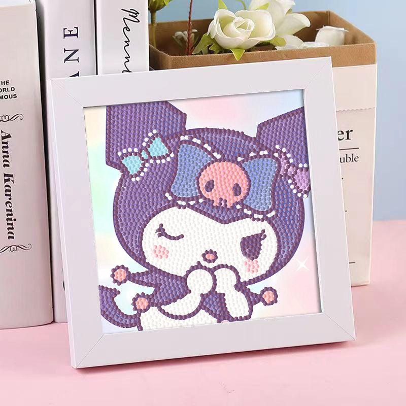 Diamante infantil DIY hecha a mano con material de marco paquete de dibujos animados Sanliou pegatinas de diamante regalo al por mayor pinturas de mampostería