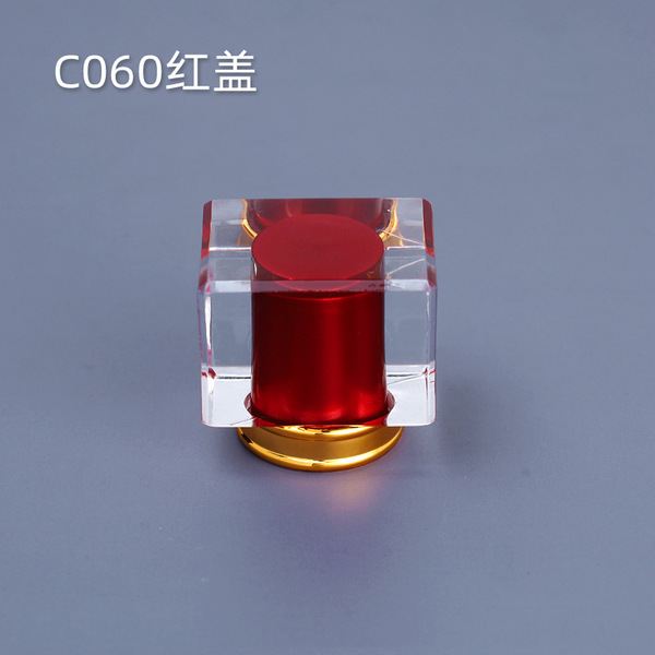 transparent glass perfume