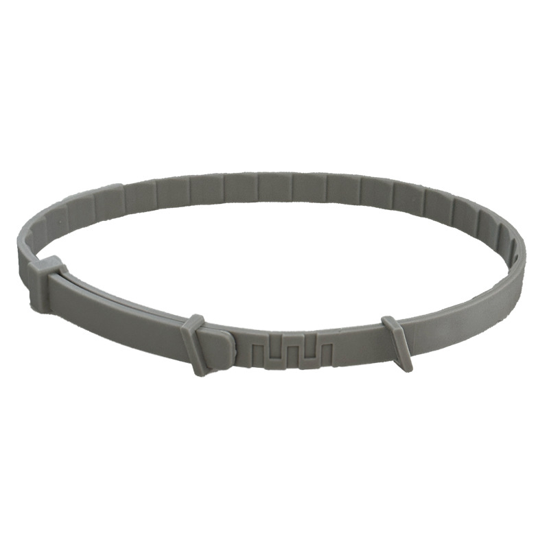 Spot al por mayor Amazon venta caliente collar de aceite esencial de silicona para mascotas en caja de aluminio collar de protección de mordeduras para mascotas