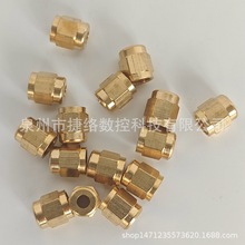 台湾数控机床润滑系统配件油路螺帽单向阀PA4 PA6加工中心 CNC