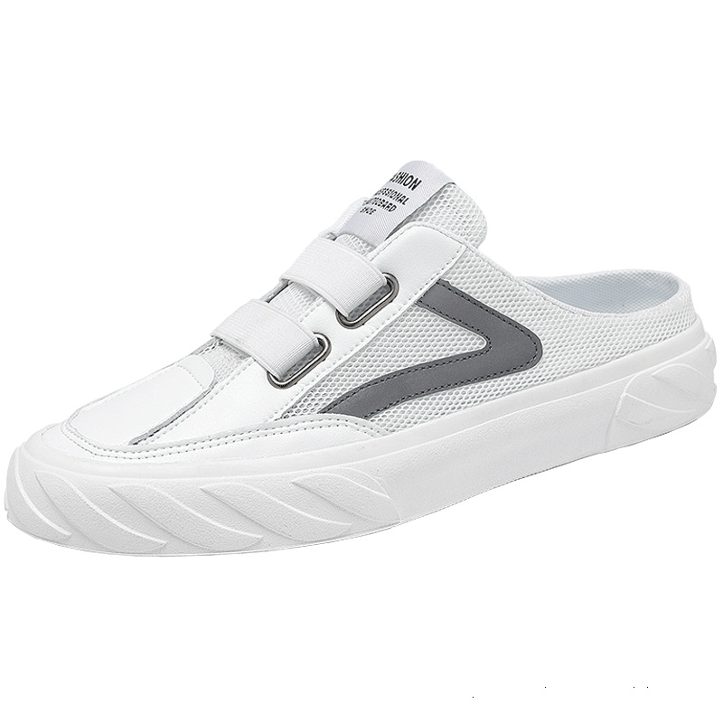Zapatos de hombre verano transpirable desodorante delgado de malla de los hombres deportes zapatos de malla casuales zapatos blancos zapatos de moda de malla hueca