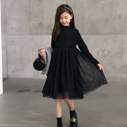 Girls dress suit  spring and autumn new style medium and large children's clothing wholesale spring clothes cardigan jacket two pieces