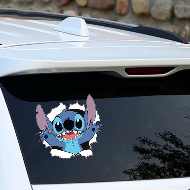 Star Baby Мультфильм Аниме Стилепс раздражает призрачный автомобиль личность креативная декоративная наклейка крышка топливного бака наклейка