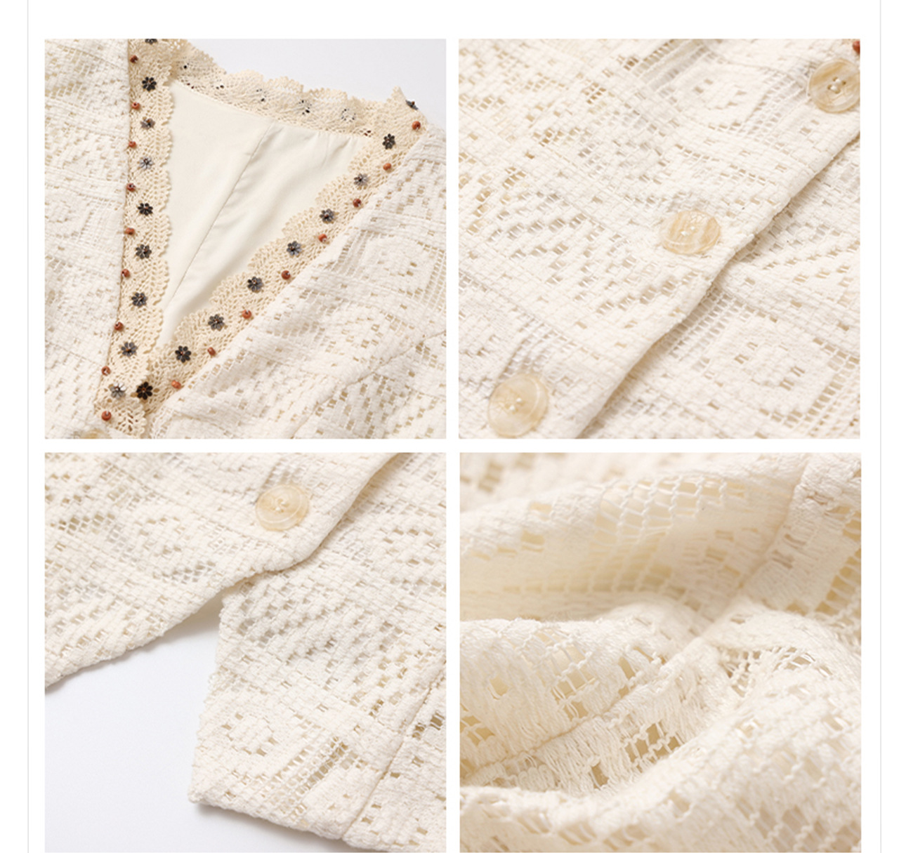 Bộ vest quần dài nữ cổ chữ V khoét lỗ phong cách retro cao cấp mùa hè 2026 — Quần dài, Vest [có dây ruy băng] chi tiết 25