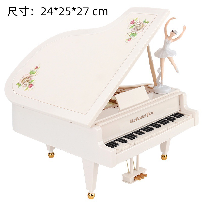 Caja de música de piano, fonógrafo retro creativo, decoración de escritorio, modelo de simulación, máquina de coser, ambiente de muebles, regalo de vitrina