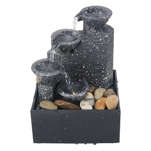 Living room running water decoration dining room office desktop small fountain fortune feng shui wheel water dispenser decoration gift accessories