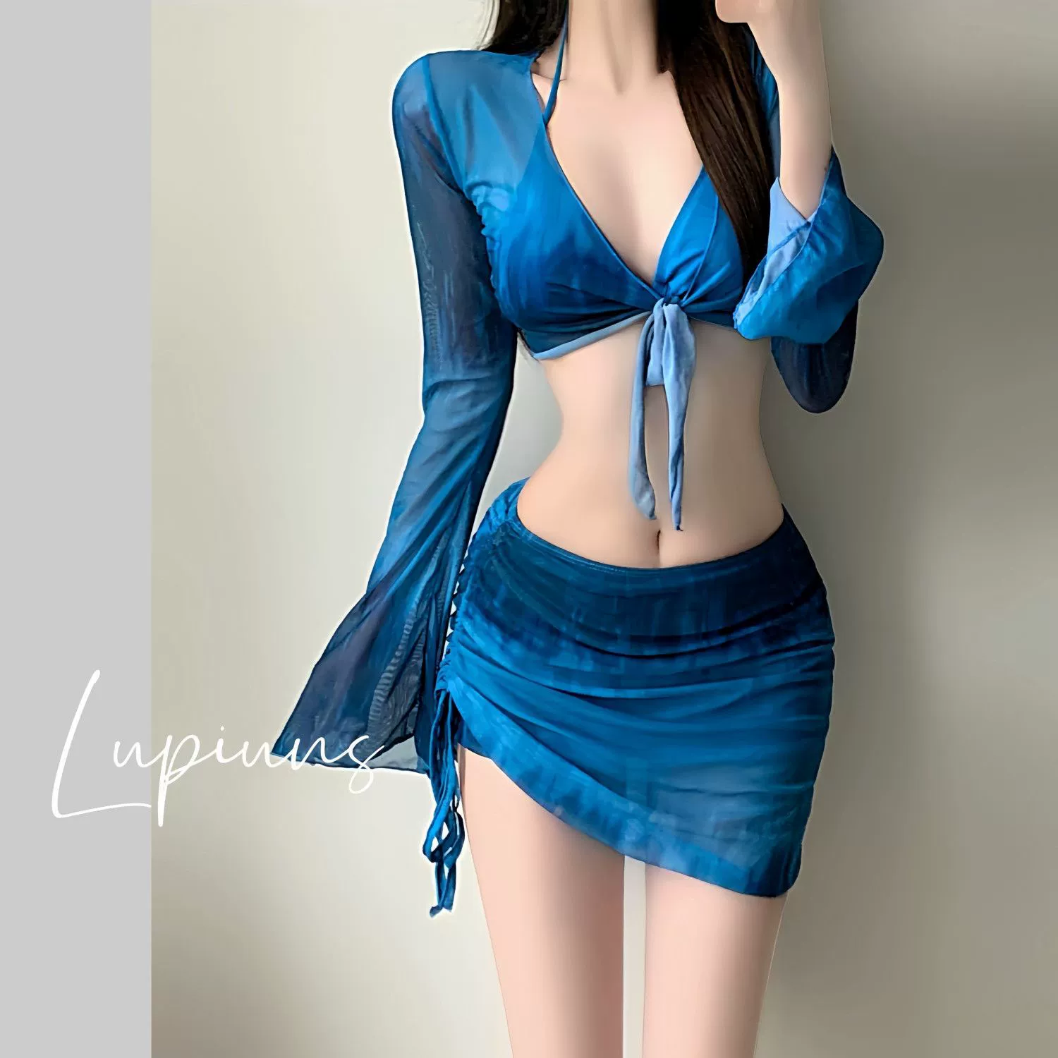 2025 новый купальник бикини женский набор из четырех частей