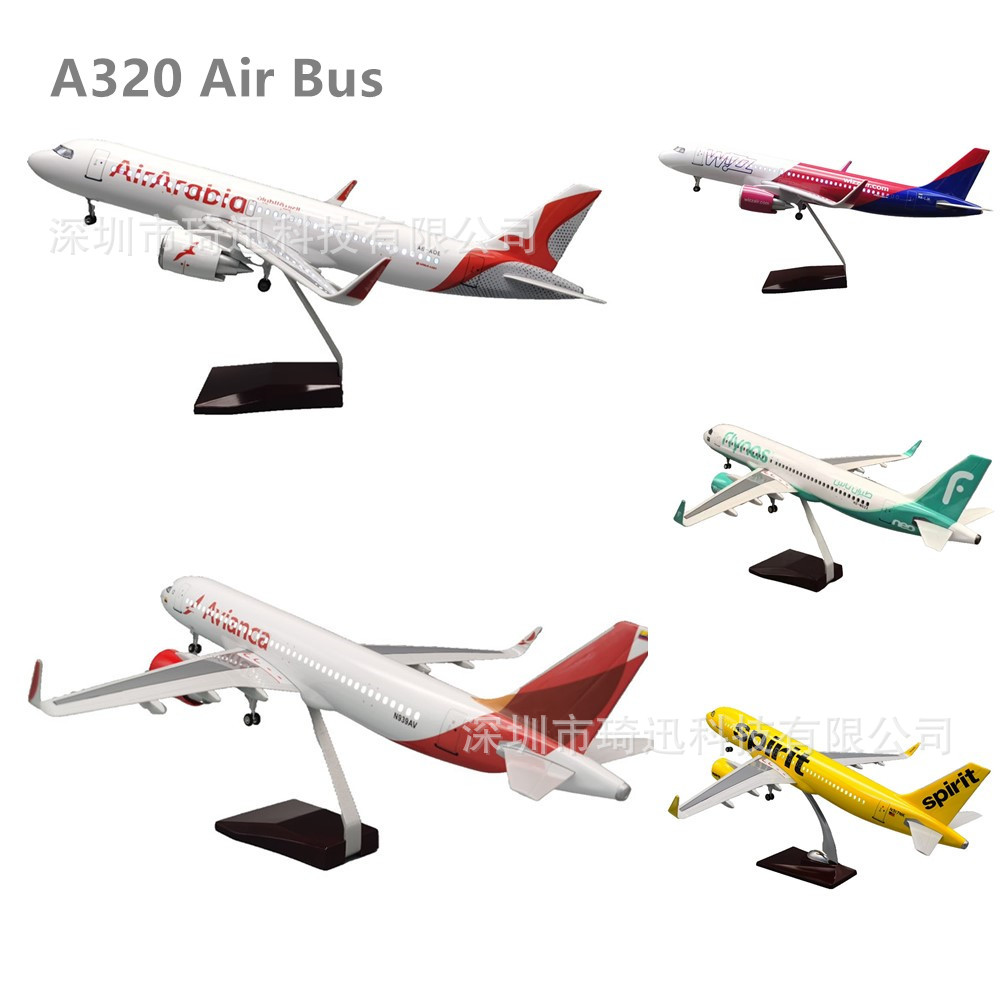 Emirates Scale 1:160 46cm A380 Emirates Modelo de avión de simulación ligera