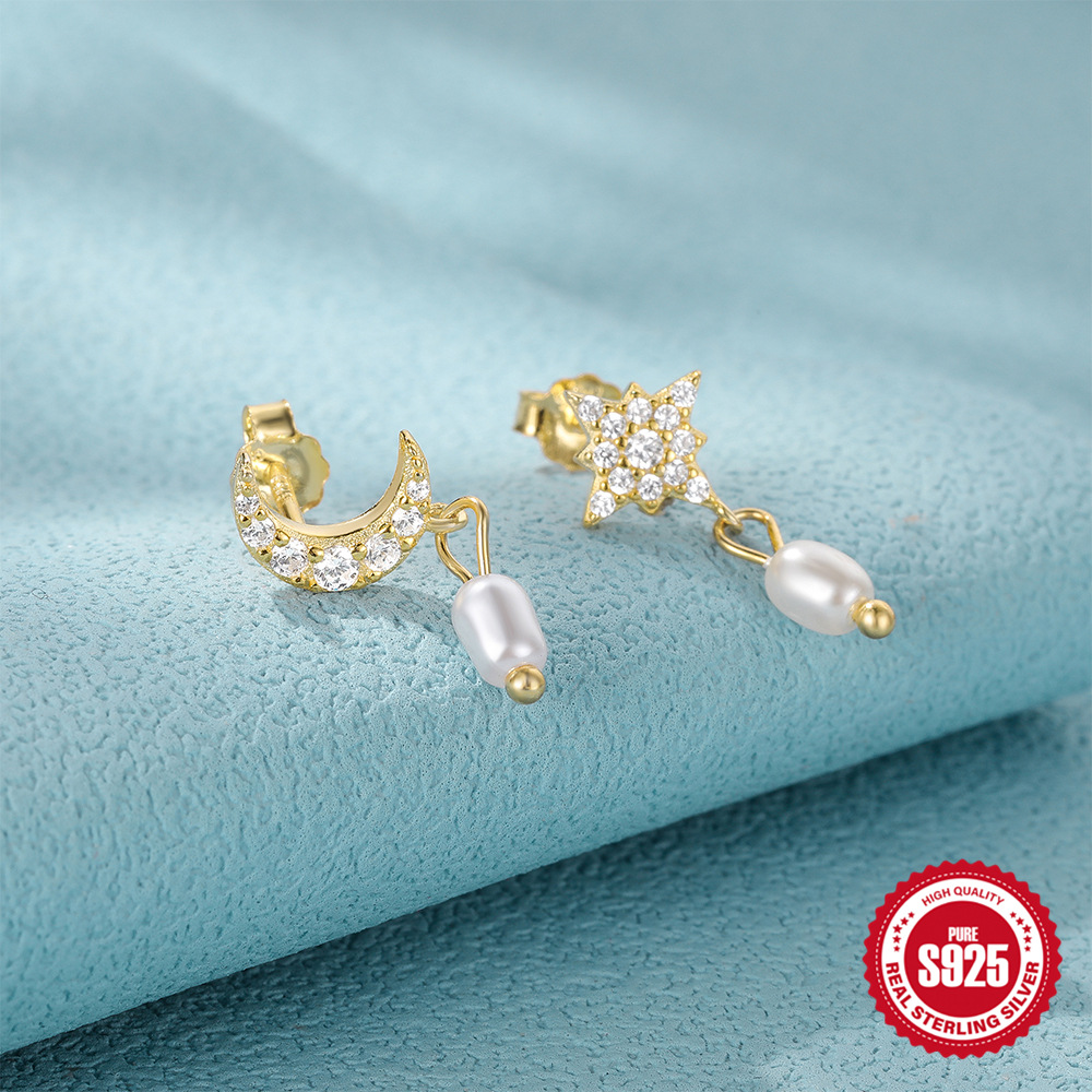 1g Weight 925 Sterling Silver Ear Needle Material 18K Gold Plated Plating Material Drop Earrings Classification 1 Pair Quantity Date, Tea Party Occasion 925 Sterling Silver Material Geometric Pattern All Seasons Season Women's Gender Elegant, Simple Style Style 1 Pair 18K Gold Plated 925 Sterling Silver 925 Sterling Silver Earrings Geometric Drop Earrings 52