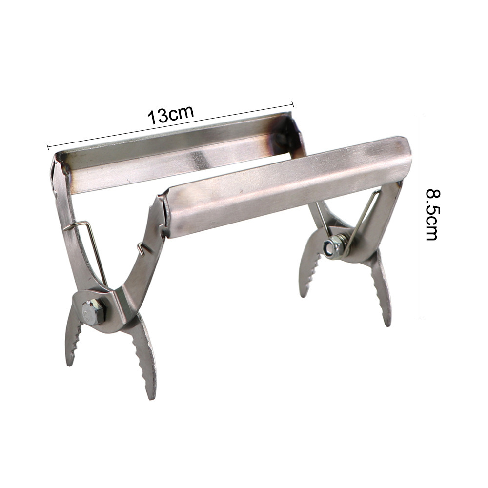 蜂窝框架夹子镀铬扁握手提脾夹手柄巢箱养蜂工具蜜蜂巢箱夹子