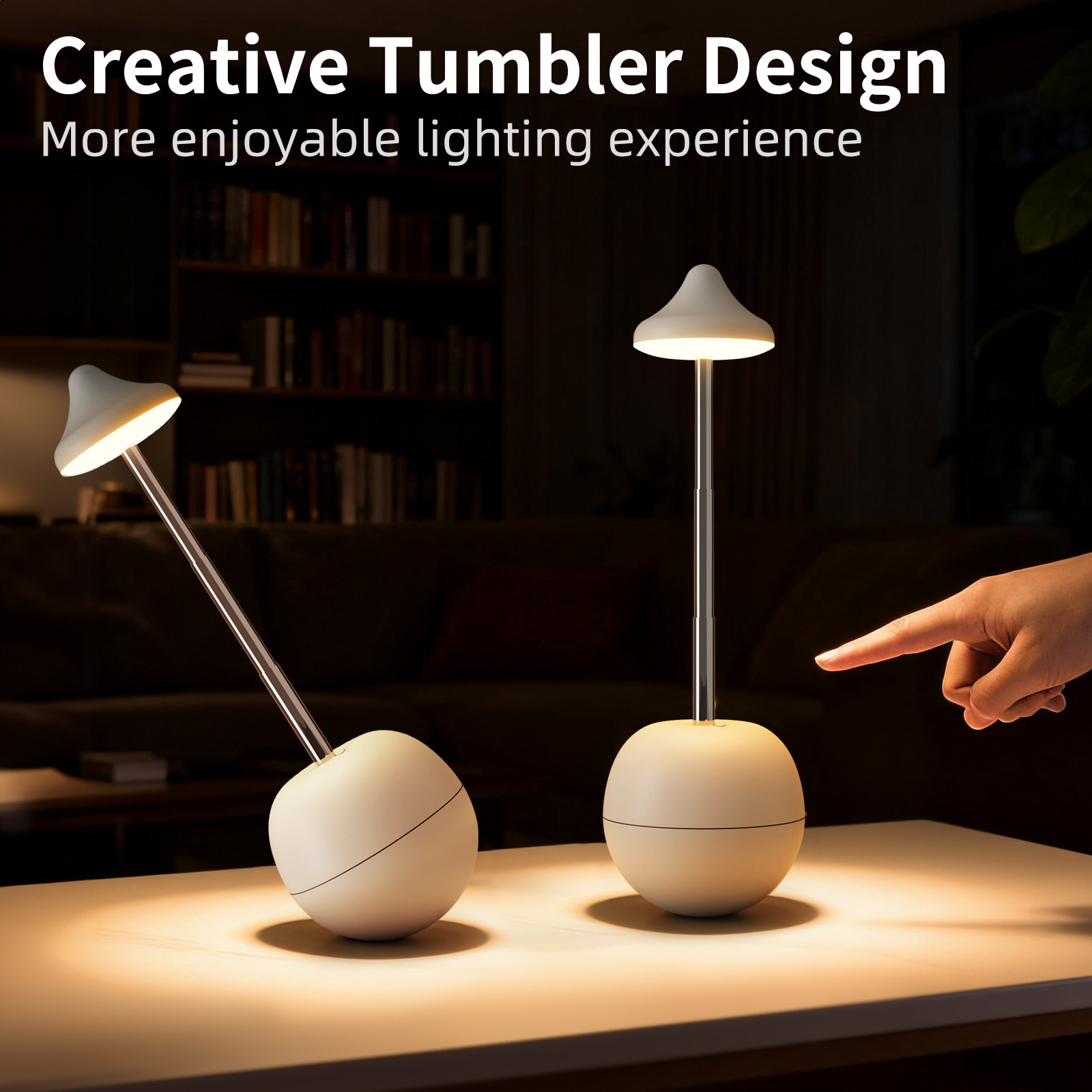 New Cross-border Rechargeable Night Light For Bedroom Lighting, Creative Decorative Remote-controlled Bedside Ambiance_voghion.com