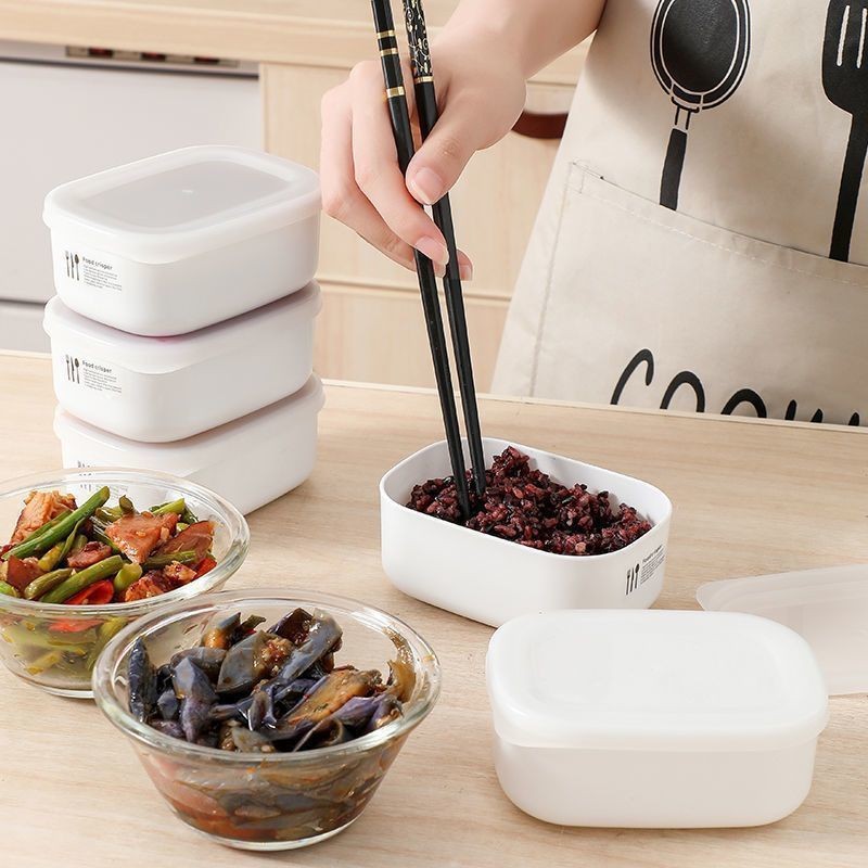 Freezer-safe food containers, food-grade lunch boxes, containers for storing mixed grains and natto, microwave-safe, suitable for storing brown rice, small lunch boxes for the refrigerator