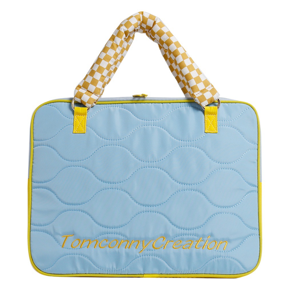 Bolso para computadora de 16 pulgadas, bolso de mano para mujer, bolso de hombro para computadora portátil de 15.6 pulgadas, para juegos, de gran capacidad, con compartimento para cargador, bandolera