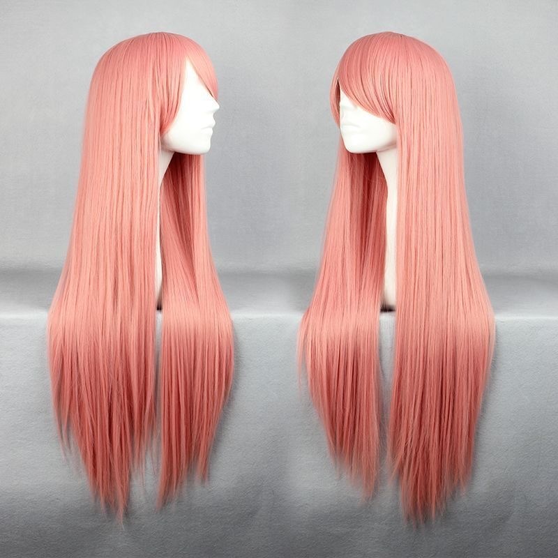 シルクユエ ユニバーサルロングストレートヘア 80cm ユニバーサルマルチカラーロング前髪ヘアスタイル cos ウィッグ 80cm ユニバーサルウィッグ|undefined
