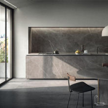 意大利进口拉米娜土耳其灰岩板1.2*2.7米墙面地面家居岩板全案